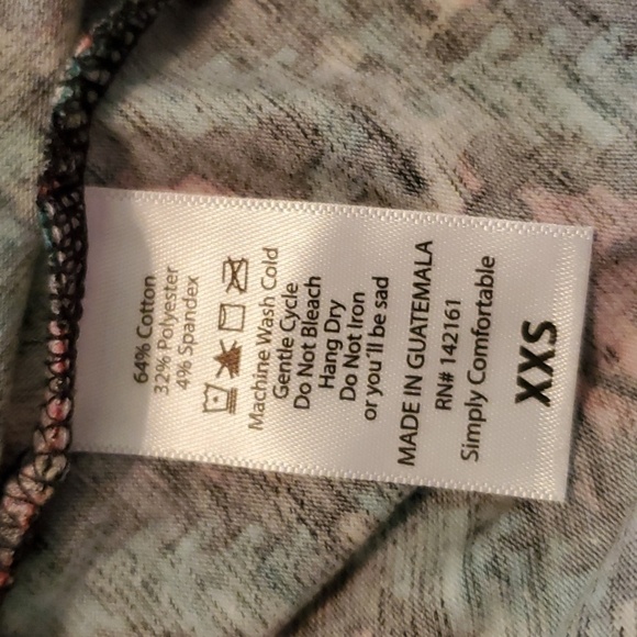 NWOT LuLaRoe Geometric Pattern Carley Swing Dress Size XXS - Picture 10 of 10